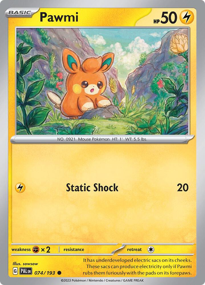 Pawmi Common Regular PAL 074/193 NM
