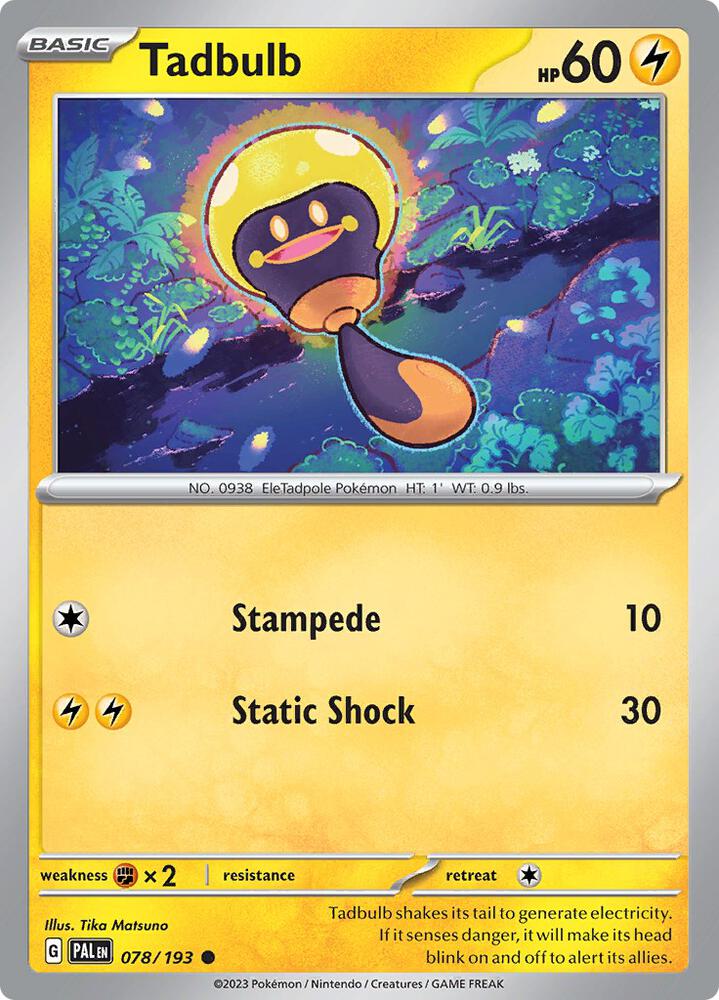 Tadbulb Common Regular PAL 078/193 NM