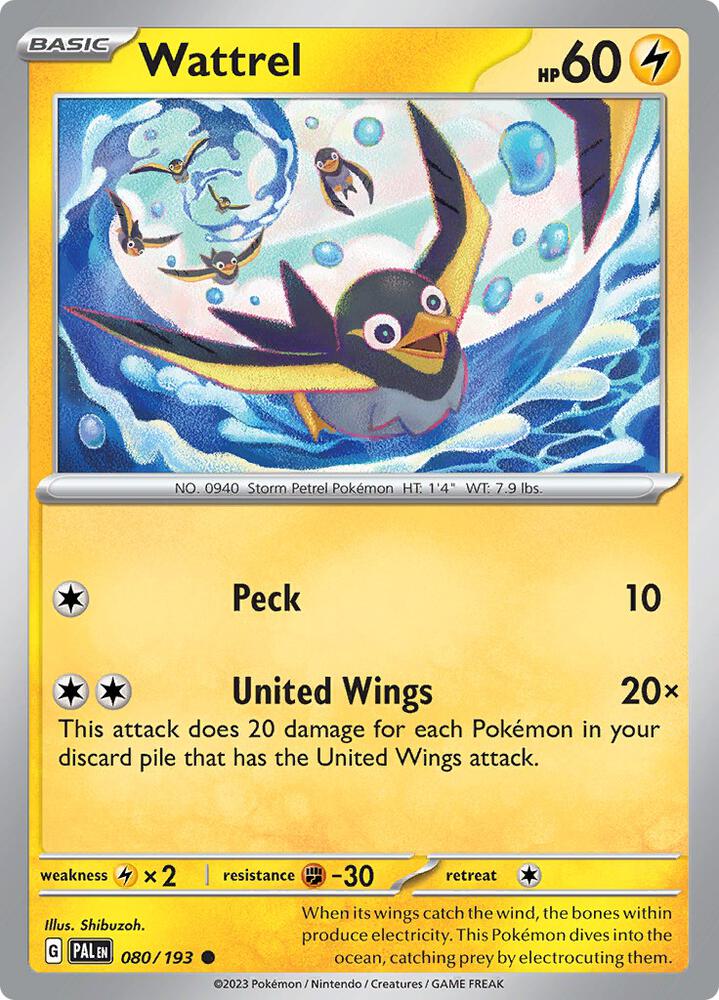 Wattrel Common Regular PAL 080/193 NM