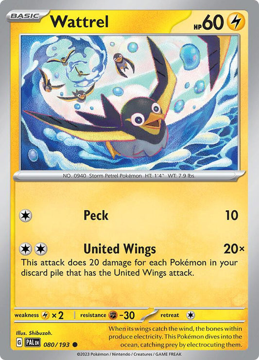 Wattrel Common Regular PAL 080/193 NM