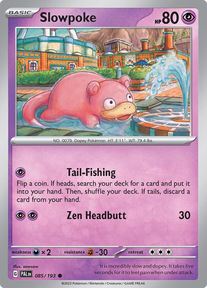 Slowpoke Common Regular PAL 085/193 NM