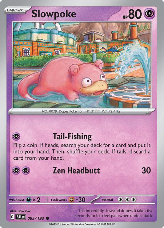Slowpoke Common Regular PAL 085/193 NM