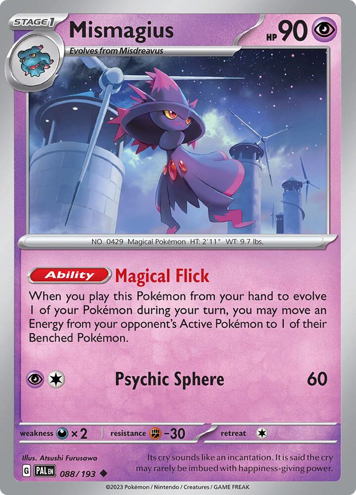 Mismagius Uncommon Regular PAL 088/193 NM