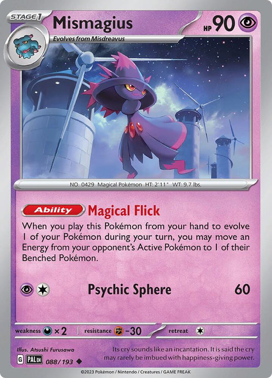 Mismagius Uncommon Regular PAL 088/193 NM