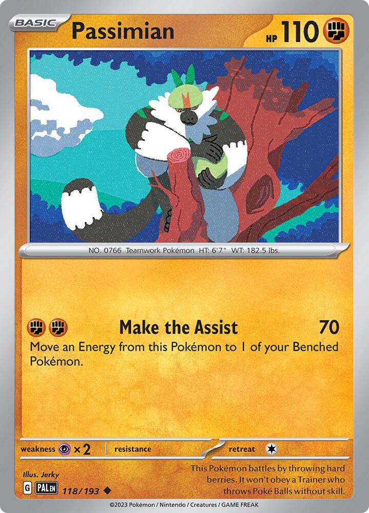 Passimian Uncommon Regular PAL 118/193 NM