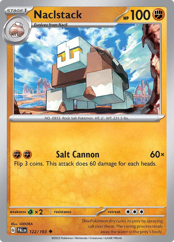Naclstack Uncommon Regular PAL 122/193 NM