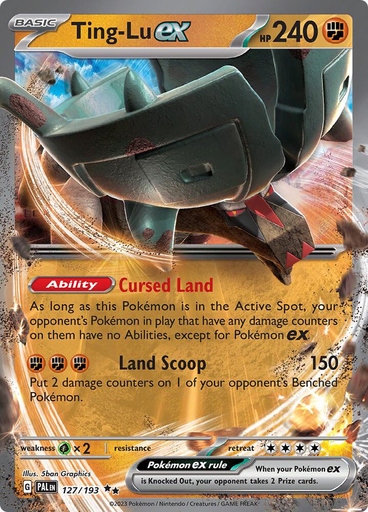 Ting-Lu ex Double Rare Holo PAL 127/193 NM