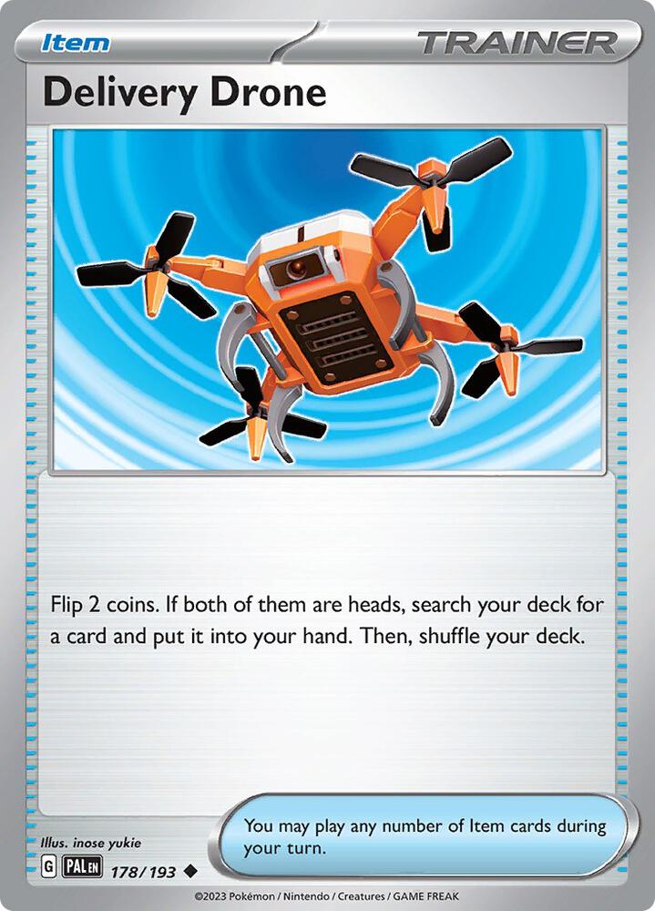 Delivery Drone Uncommon Reverse Holo PAL 178/193 NM
