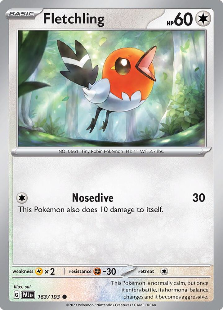 Fletchling Common Regular PAL 163/193 NM