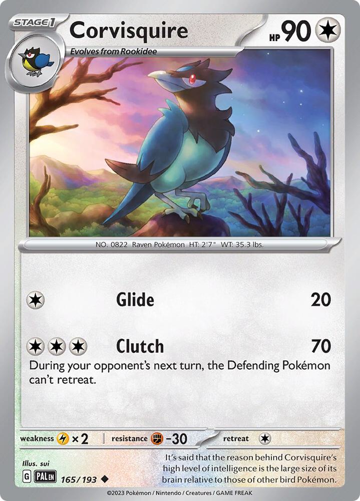 Corvisquire Uncommon Regular PAL 165/193 NM