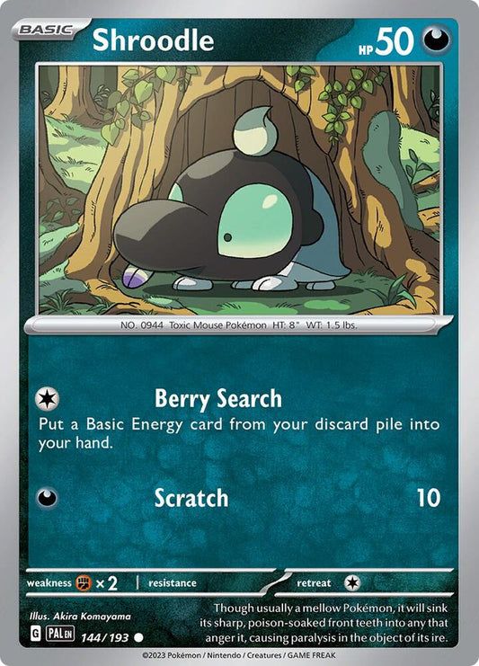 Shroodle Common Regular PAL 144/193 NM