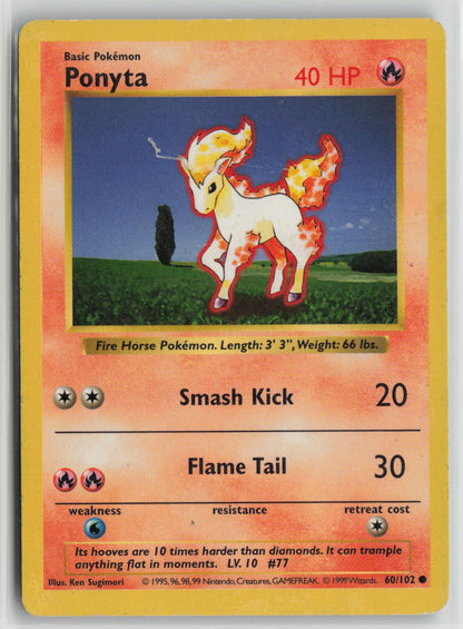 Ponyta Common Unlimited BSS 060/102 HP