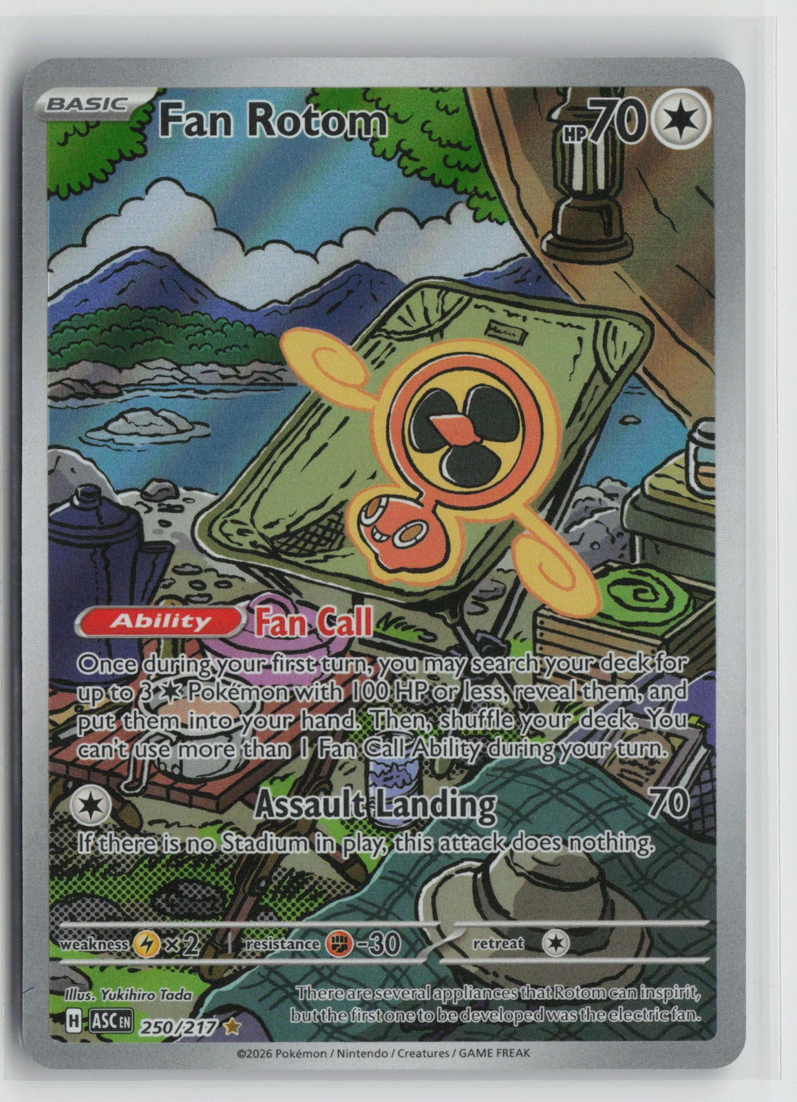 Fan Rotom - Illustration Rare Holo ASC 250/217 NM