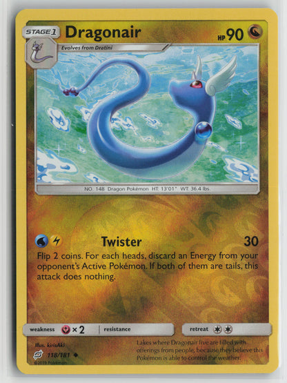 Dragonair Uncommon Reverse SM - Team Up 118/181 NM