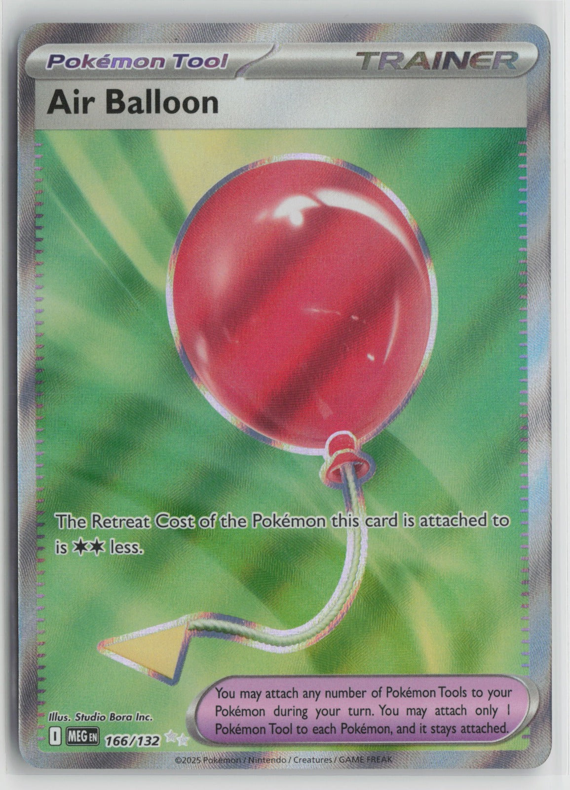 Air Balloon Ultra Rare Holo MEG 166/132 NM