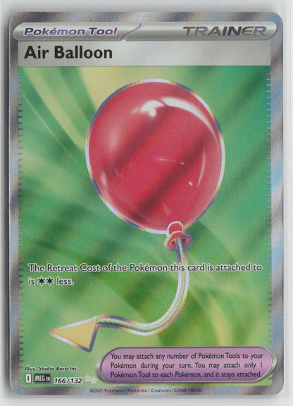 Air Balloon Ultra Rare Holo MEG 166/132 NM