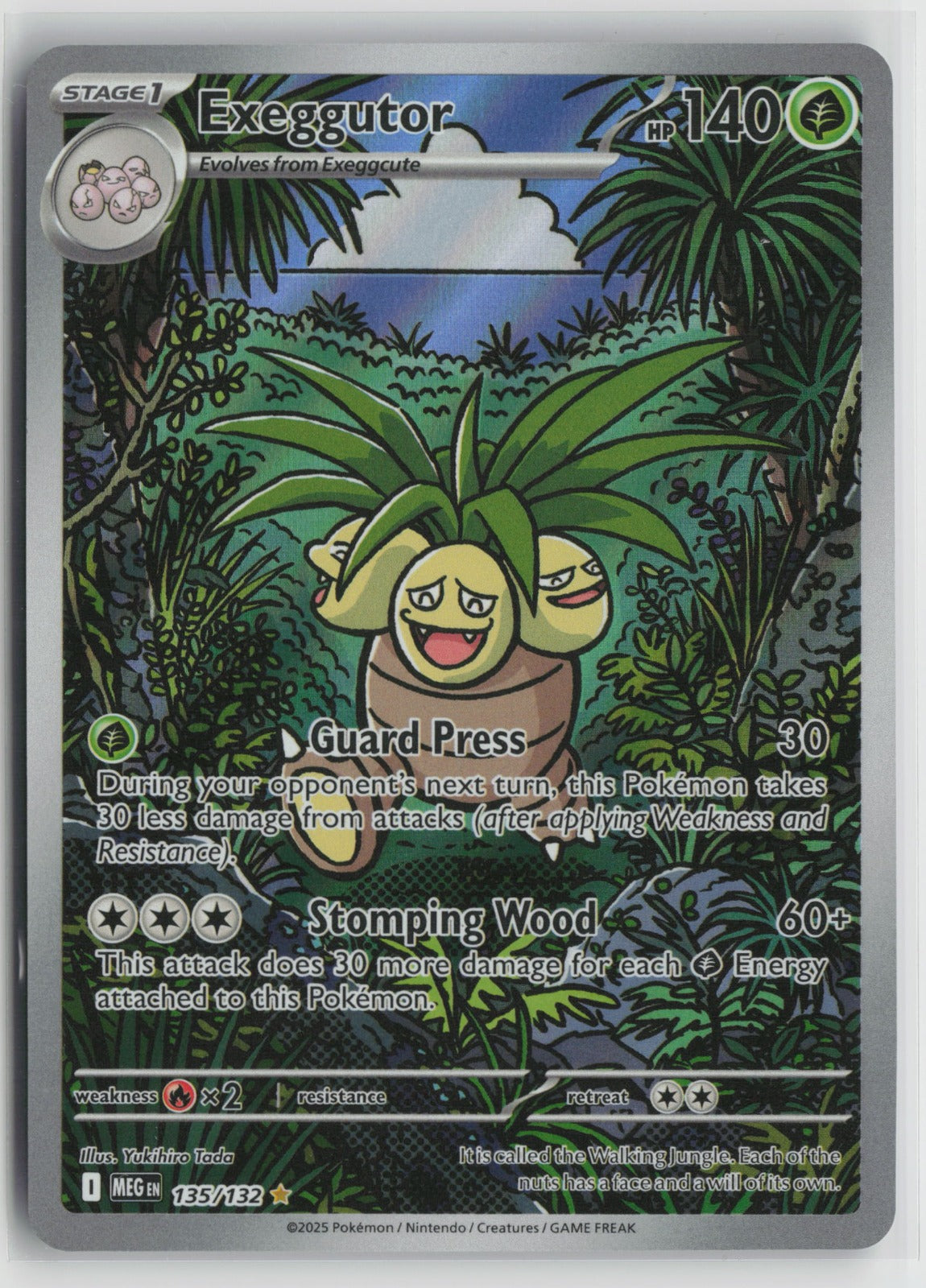 Exeggutor - Illustration Rare Holo MEG 135/132 NM