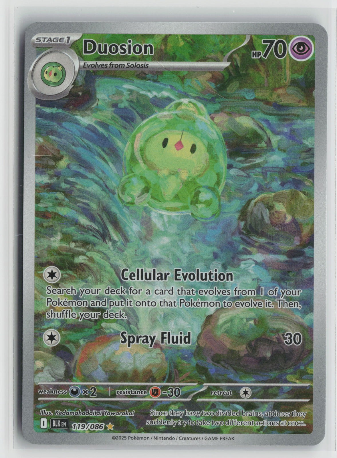 Duosion - Illustration Rare Holo BLK 119/086 NM