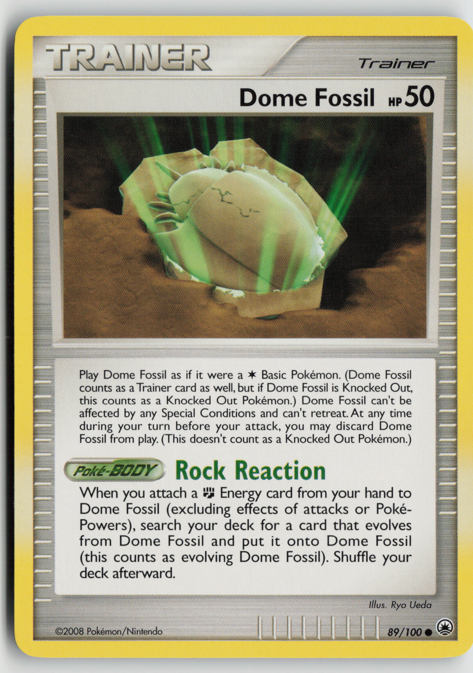 Dome Fossil Common Majestic Dawn 89/100 NM