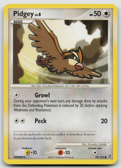 Pidgey Common Normal SW 99/132 NM