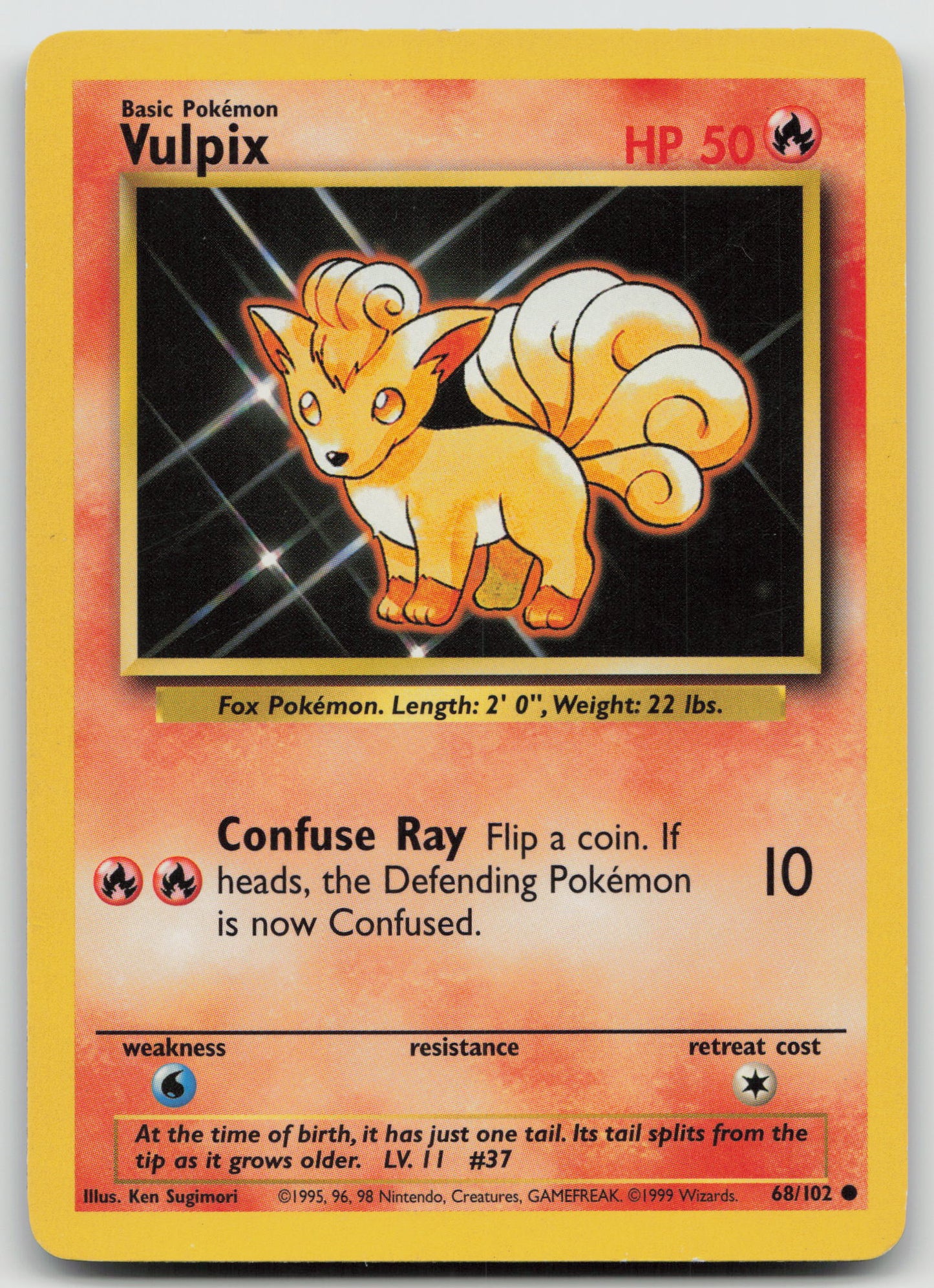 Vulpix Common Normal BS 068/102 MP