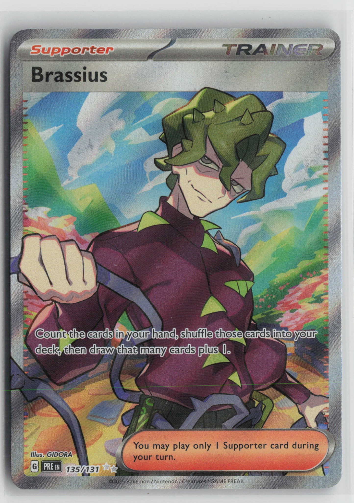 Brassius Ultra Rare Holo PRE 135/131 NM