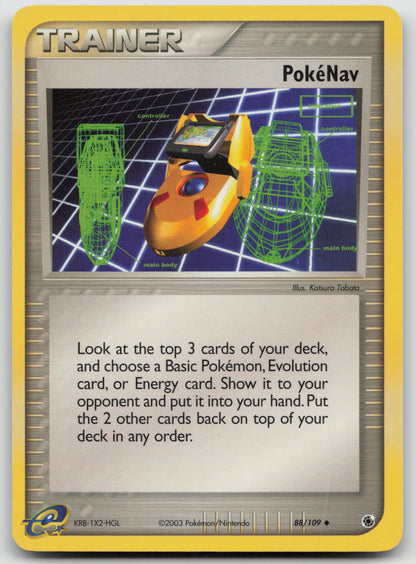 Pokenav Uncommon Normal RS 88/109 NM