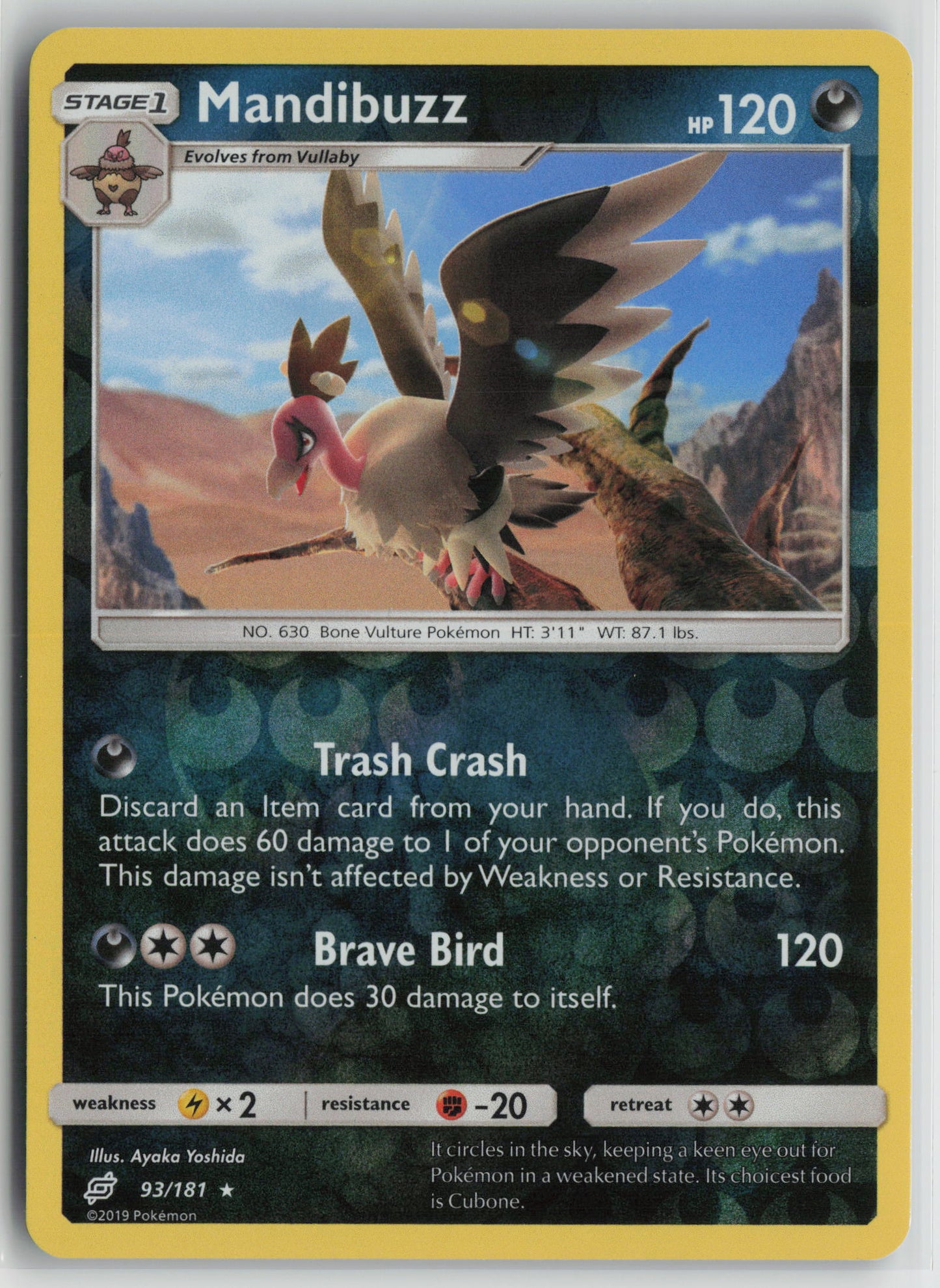 Mandibuzz Rare SM Reverse - Team Up 93/181 NM