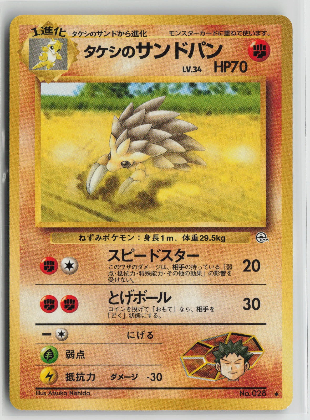 Brock's Sandslash Uncommon NM