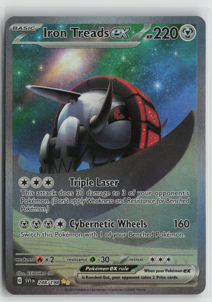 Iron Treads ex - Special Illustration Rare Holo SVI 248/198 NM