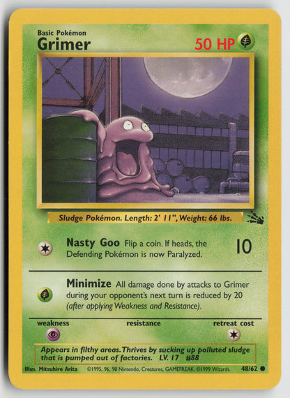 Grimer Common Fossil 48/62 MP