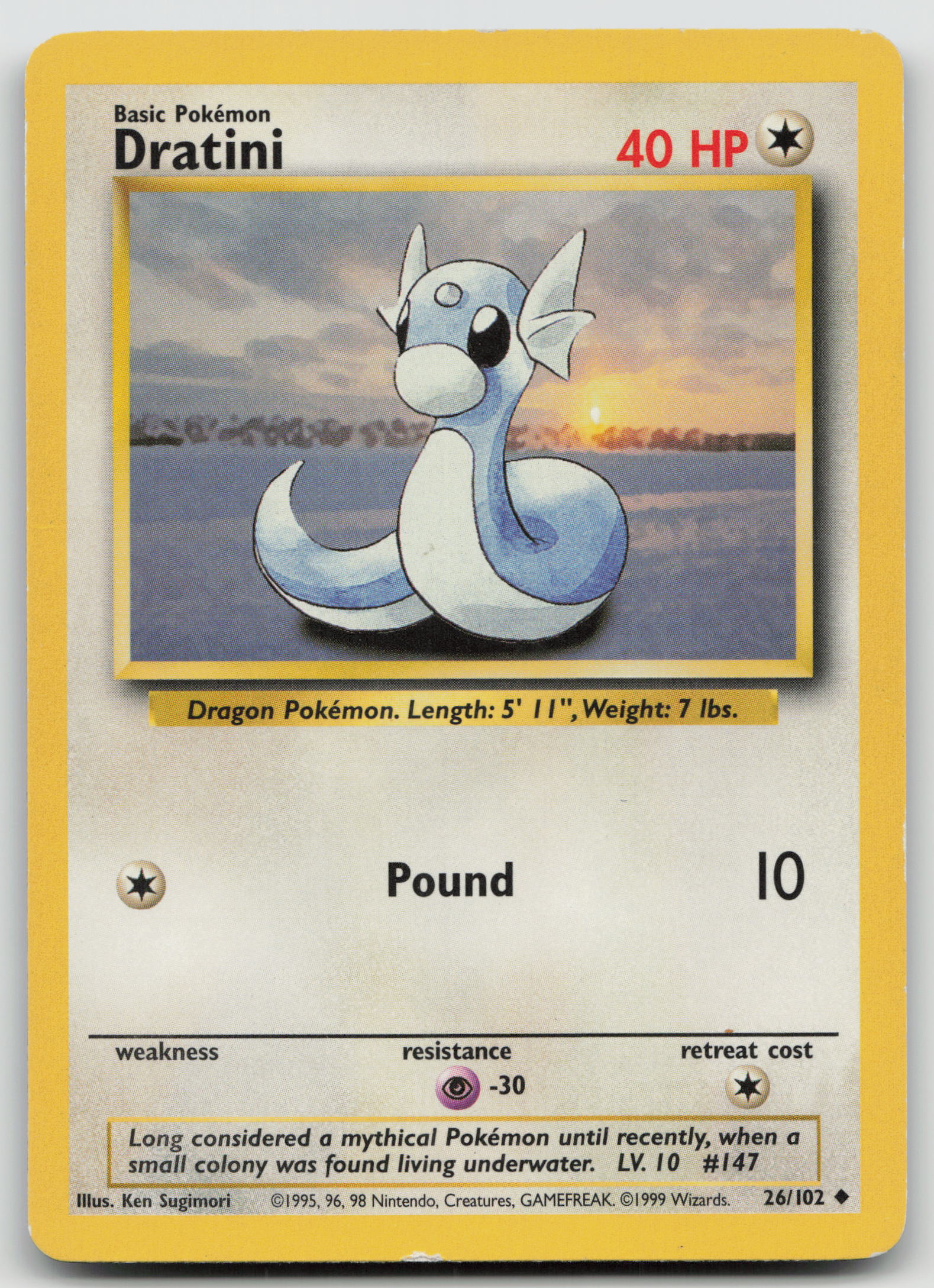 Dratini Uncommon Normal BS 026/102 MP