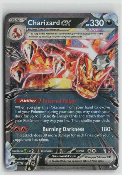 Charizard ex - Promo Holo SVP 196 NM