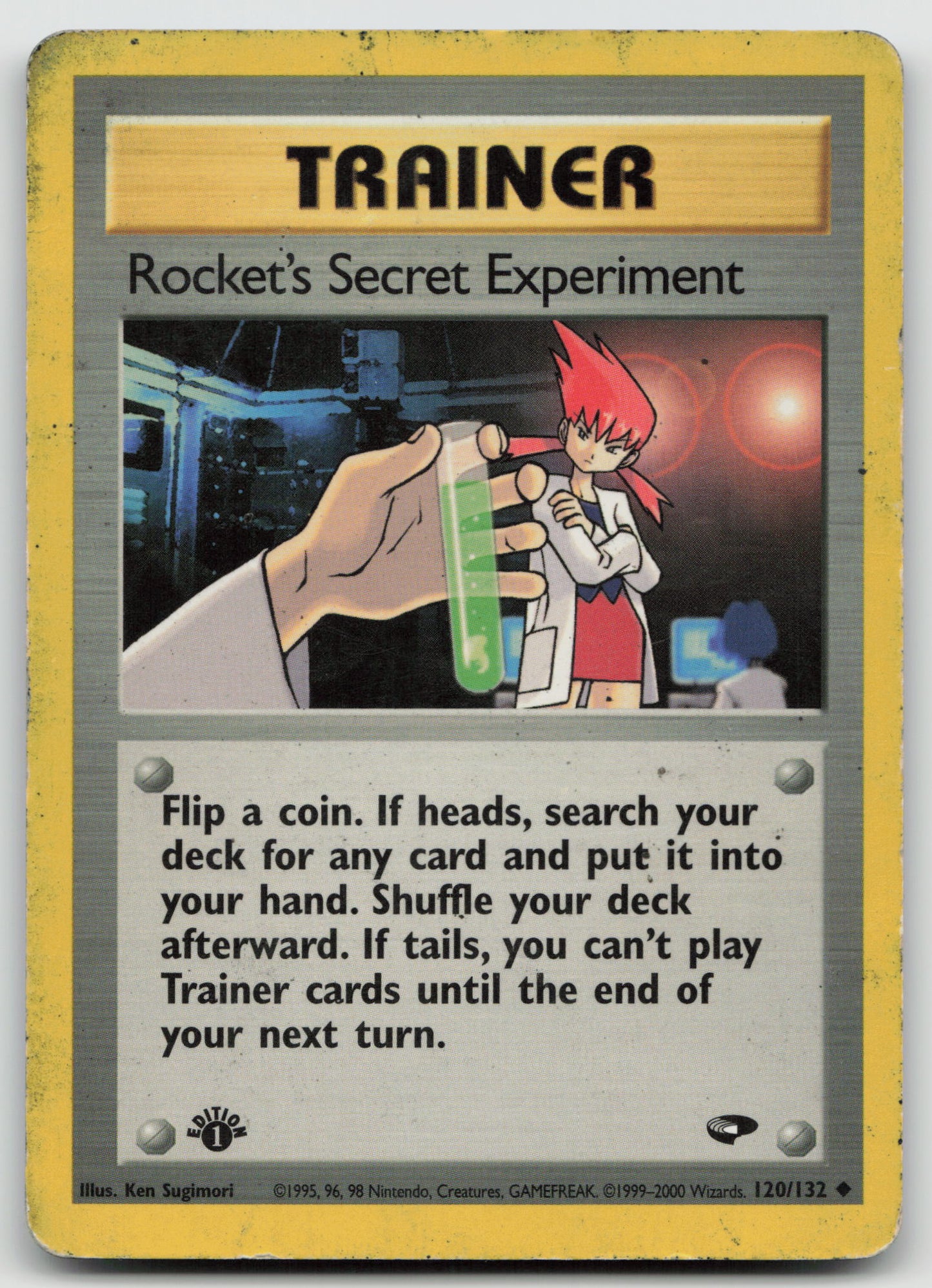 Rocket's Secret Experiment Uncommon 1st Edition G2 120/132 DMG
