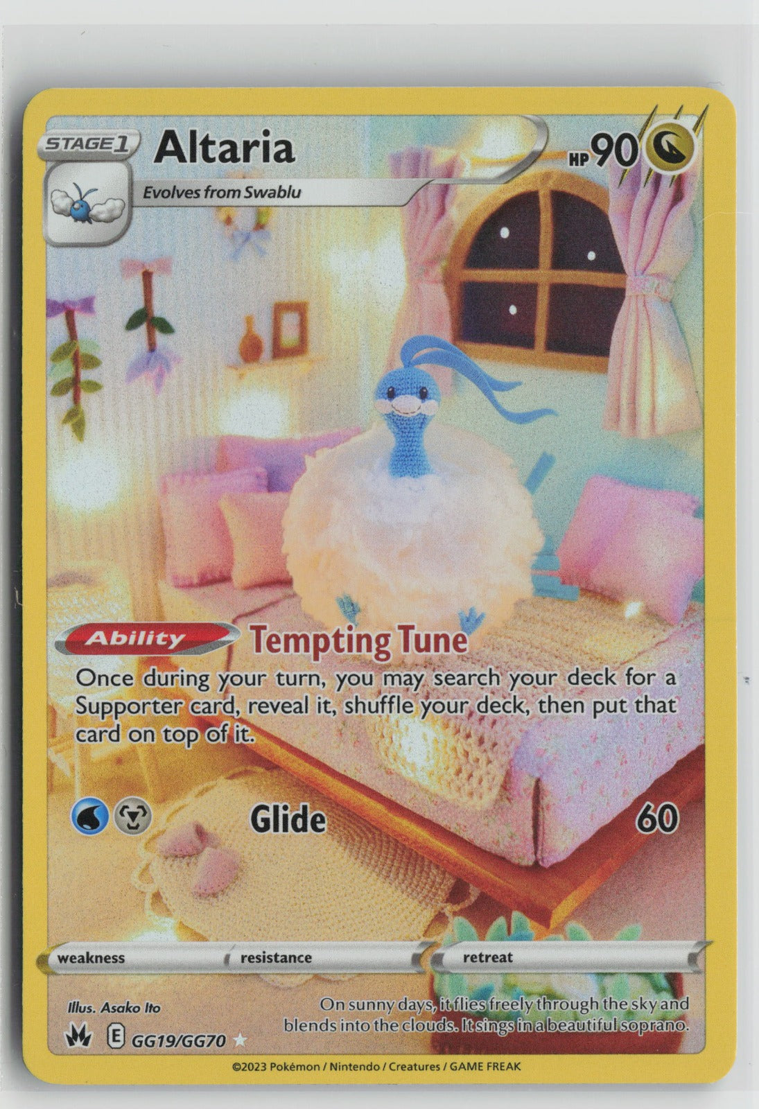 Altaria Ultra Rare Holo CRZ:GG GG19/GG70 NM