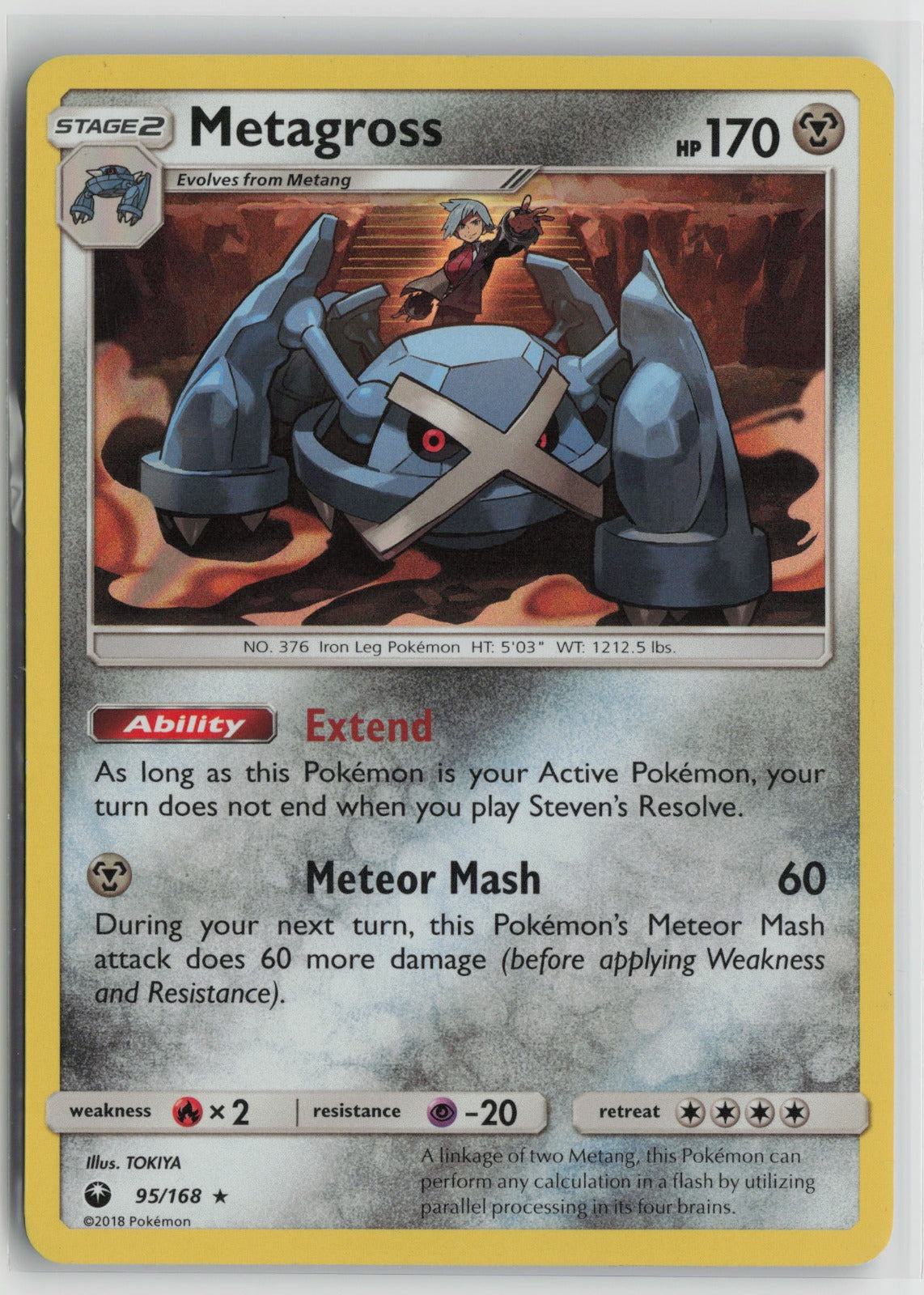 Metagross Holo Rare Holo CES 95/168 DMG