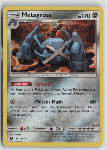Metagross Holo Rare Holo CES 95/168 DMG