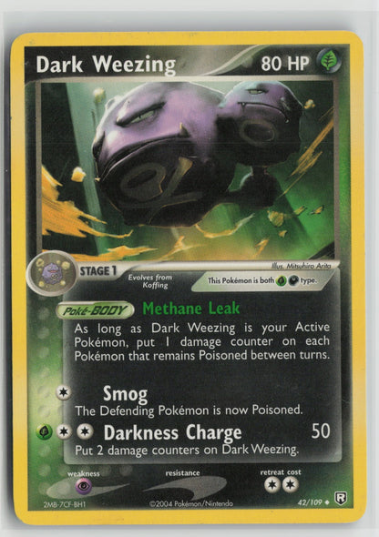Dark Weezing Uncommon RR 42/109 LP
