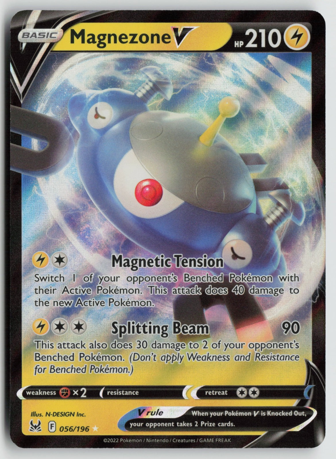 Magnezone V Ultra Rare Holo SWSH11 056/196 NM