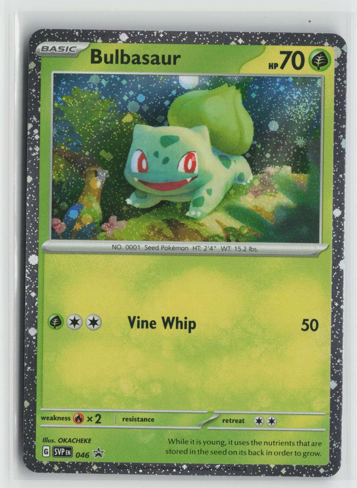 Bulbasaur - (Cosmos Holo) Promo Holo SVP 046 NM