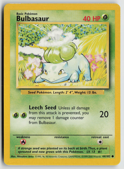 Bulbasaur Common Base Set 044/102 MP
