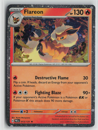 Flareon - (Cosmos Holo) Rare Holo MCAP 013/131 NM