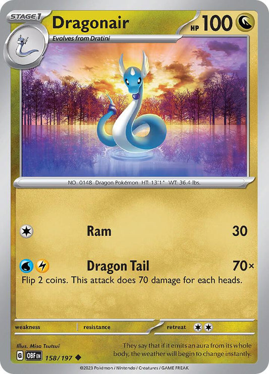 Dragonair Uncommon Regular OBF 158/197 NM