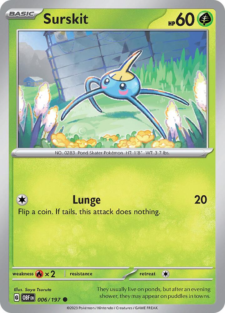 Surskit Common Regular OBF 006/197 NM
