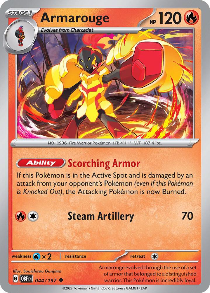 Armarouge Uncommon Regular OBF 044/197 NM