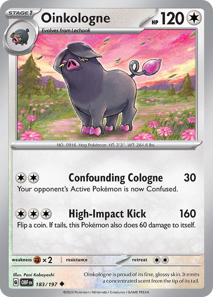 Oinkologne Uncommon Regular OBF 183/197 NM