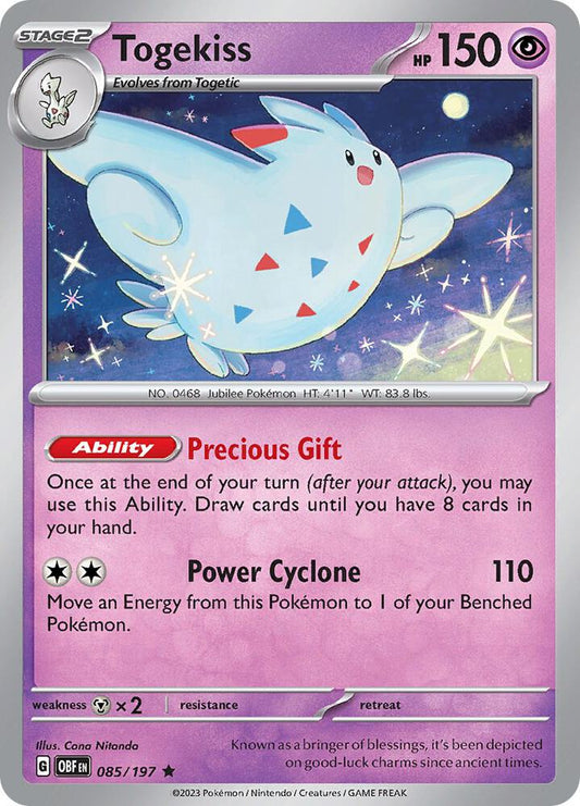 Togekiss Rare Holo OBF 085/197 NM