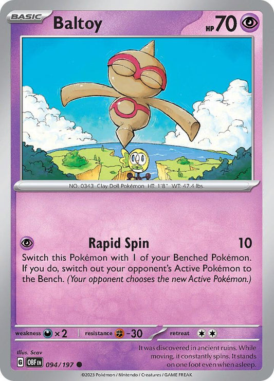 Baltoy Common Regular OBF 094/197 NM