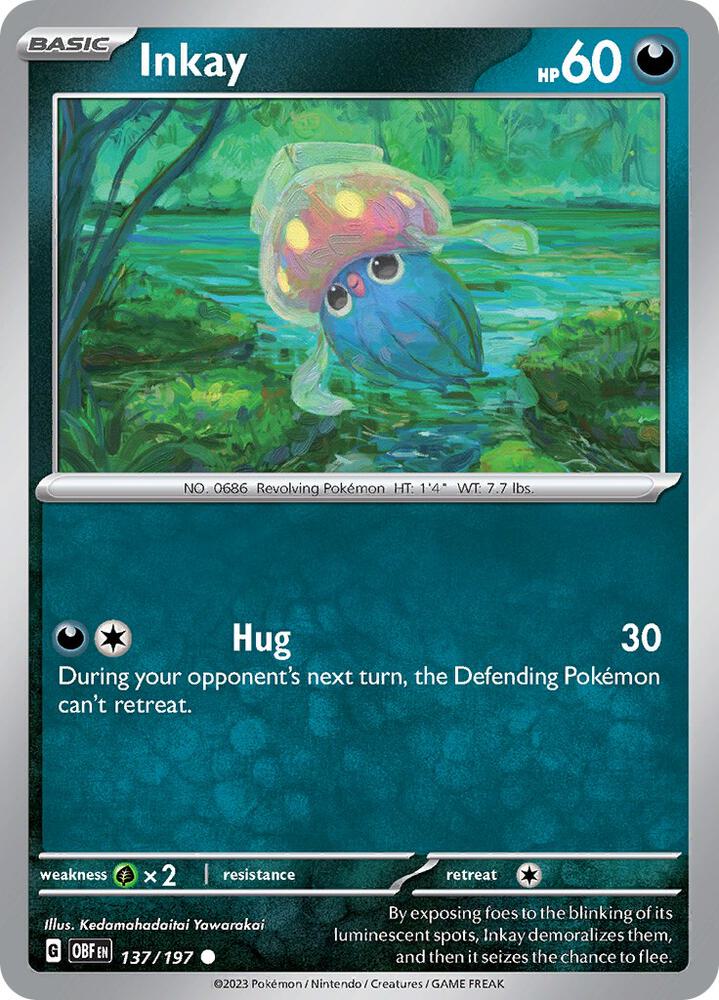 Inkay Common Regular OBF 137/197 NM