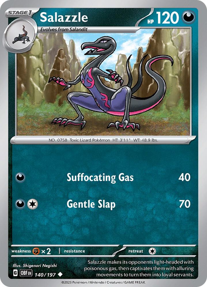 Salazzle Uncommon Regular OBF 140/197 NM